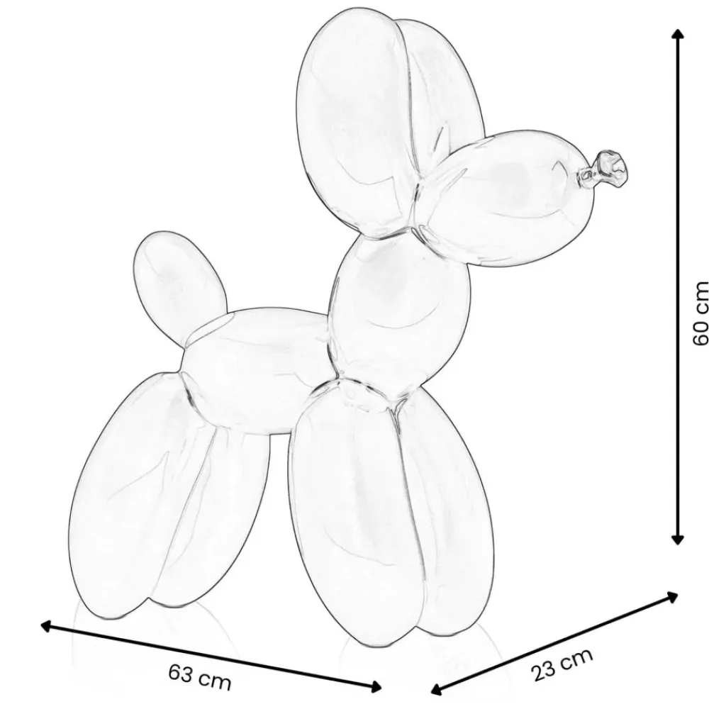Table Top|Floor Standing^Statues & Sculptures Balloon Dog 60cm Red Resin Indoor Sculpture