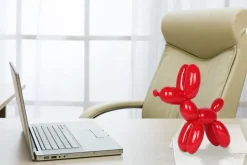 Table Top|Balloon Dogs^Statues & Sculptures Balloon Dog 27cm Rosso Red Resin Indoor Sculpture