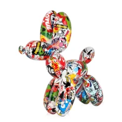 Table Top|Graffiti^Statues & Sculptures Balloon Dog 27cm Street Art Resin Indoor Sculpture