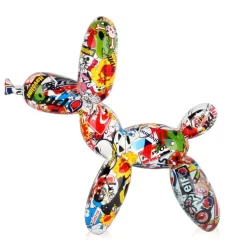 Table Top|Graffiti^Statues & Sculptures Balloon Dog 27cm Street Art Resin Indoor Sculpture
