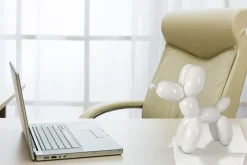 Table Top|Balloon Dogs^Statues & Sculptures Balloon Dog 27cm White Resin Indoor Sculpture