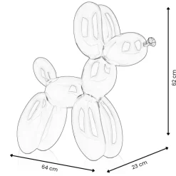 Floor Standing|Balloon Dogs^Statues & Sculptures Balloon Dog 62cm Yellow Resin Indoor Sculpture