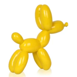 Table Top|Balloon Dogs^Statues & Sculptures Balloon Dog 27cm Yellow Resin Indoor Sculpture