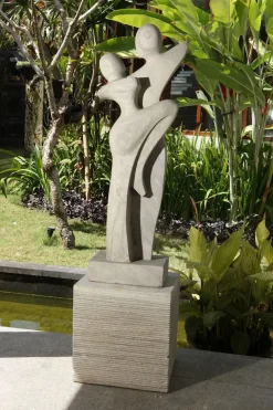 Contemporary^Statues & Sculptures Ballroom Grace Contemporary Stone Garden Sculpture