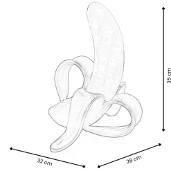 Table Top|Contemporary^Statues & Sculptures Banana Burst 35cm Yellow Resin Indoor Sculpture