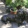 Dogs^Statues & Sculptures Bassett Hound Dog Bronze Metal Garden Statue