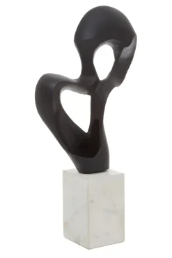 Table Top|Abstract^Statues & Sculptures Black Mirage 52cm Metal Indoor Sculpture