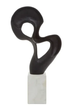 Table Top|Abstract^Statues & Sculptures Black Mirage 52cm Metal Indoor Sculpture