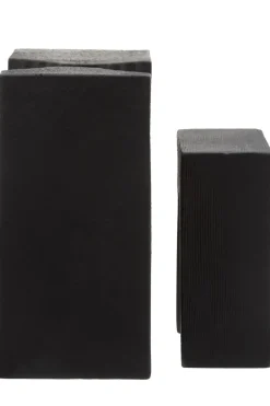 Table Top|Abstract^Statues & Sculptures Block Symphony 18cm Black Resin Indoor Sculptures