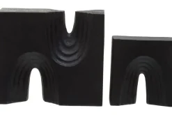 Table Top|Abstract^Statues & Sculptures Block Symphony 18cm Black Resin Indoor Sculptures