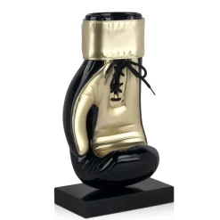 Table Top|Contemporary^Statues & Sculptures Boxing Hero 37cm Black Resin Indoor Sculpture