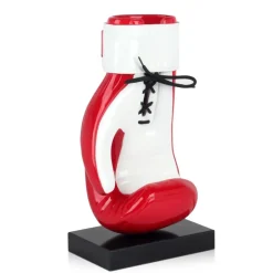 Table Top|Contemporary^Statues & Sculptures Boxing Hero 37cm Red Resin Indoor Sculpture