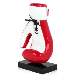 Table Top|Contemporary^Statues & Sculptures Boxing Hero 37cm Red Resin Indoor Sculpture