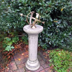 Armillary Sundials^Statues & Sculptures Brighton Armillary 105cm Stone Garden Sundial
