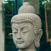Buddha^Statues & Sculptures Buddha Head Stone Garden Ornament
