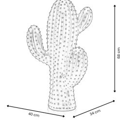 Floor Standing|Contemporary^Statues & Sculptures Cactus Essence 68cm Green Resin Indoor Sculpture