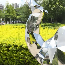 Wildlife|Contemporary^Statues & Sculptures Camel 161cm Geometric Metal Garden Sculpture