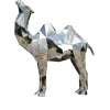 Wildlife|Contemporary^Statues & Sculptures Camel 210cm Geometric Metal Garden Sculpture