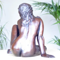 Figurative|Table Top^Statues & Sculptures Caterina II Figurine Bronze Indoor Sculpture