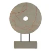 Table Top|Abstract^Statues & Sculptures Celestial Circle 50cm Wood Indoor Sculpture