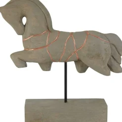 Table Top|Animals^Statues & Sculptures Celestial Horse 40cm Wood Indoor Sculpture