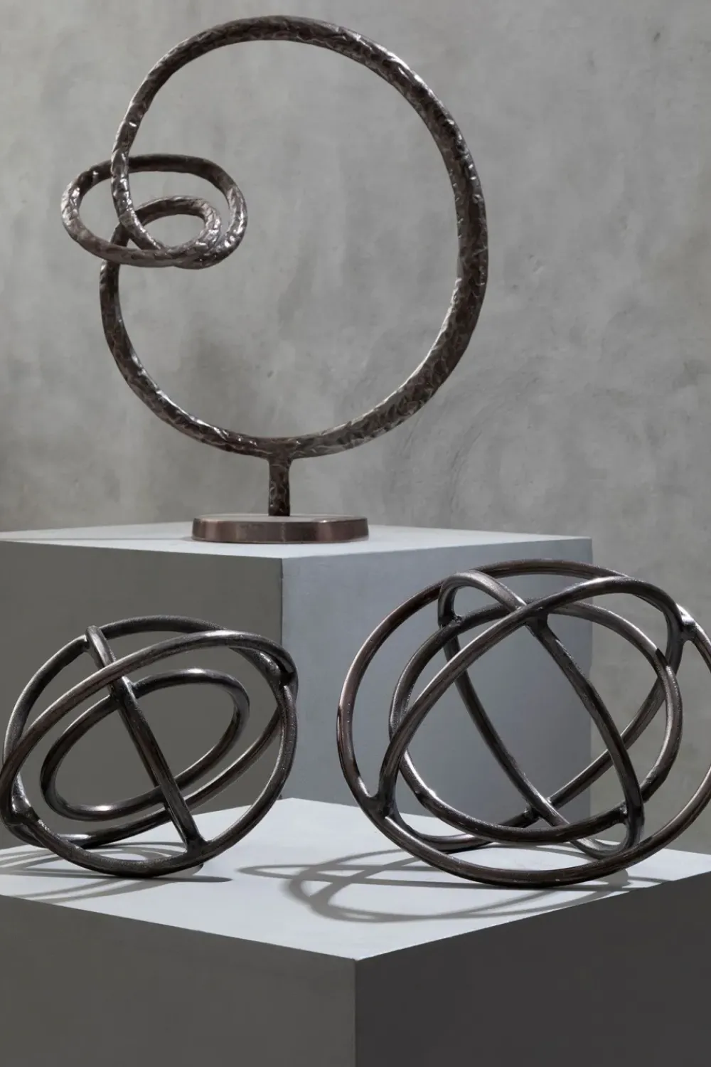 Table Top|Abstract^Statues & Sculptures Celestium Orbs 40cm Metal Indoor Sculptures