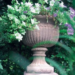 Large|Round^Statues & Sculptures Chelsea Vase Stone Garden Planter