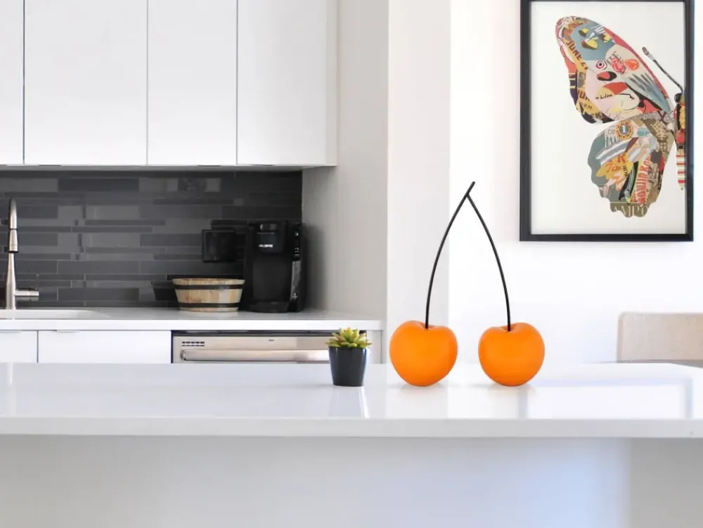 Table Top|Floor Standing^Statues & Sculptures Cherry Fusion 43cm Orange Resin Indoor Sculpture