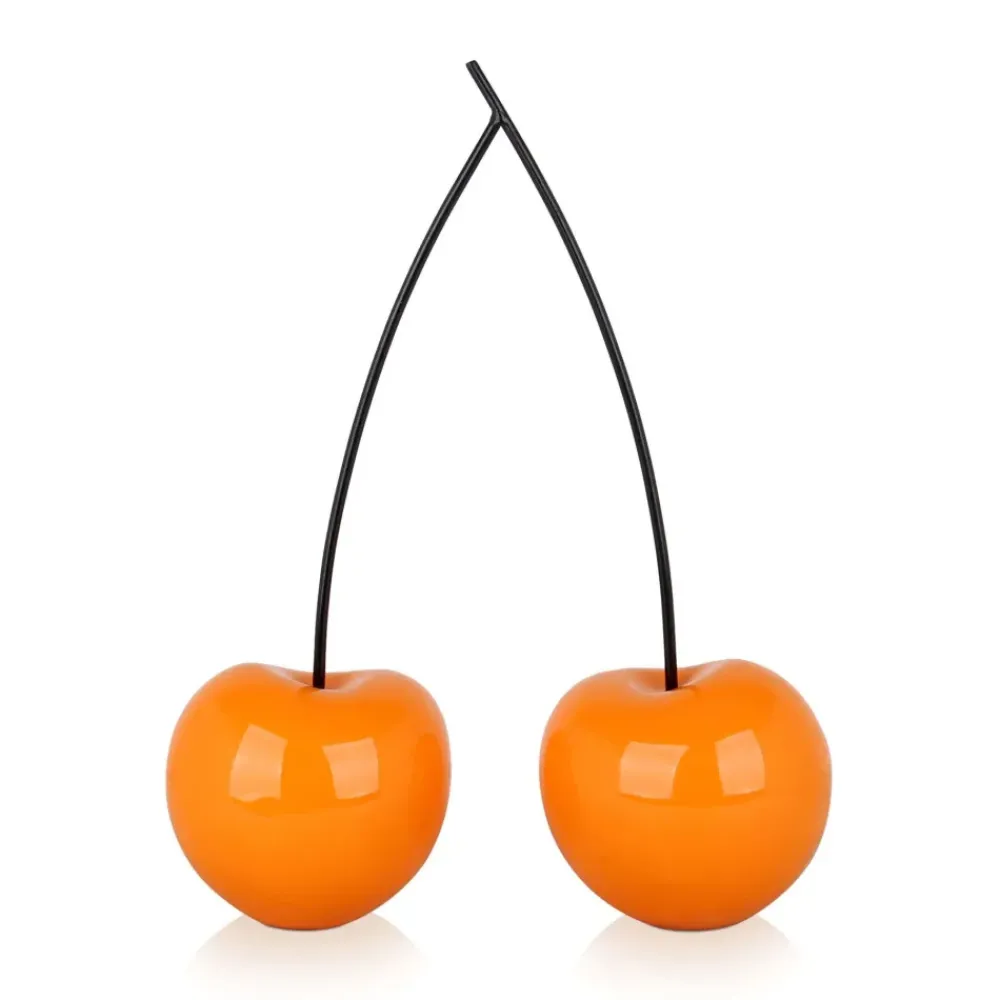Table Top|Floor Standing^Statues & Sculptures Cherry Fusion 43cm Orange Resin Indoor Sculpture