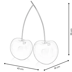 Table Top|Floor Standing^Statues & Sculptures Cherry Fusion 55cm Orange Resin Indoor Sculpture