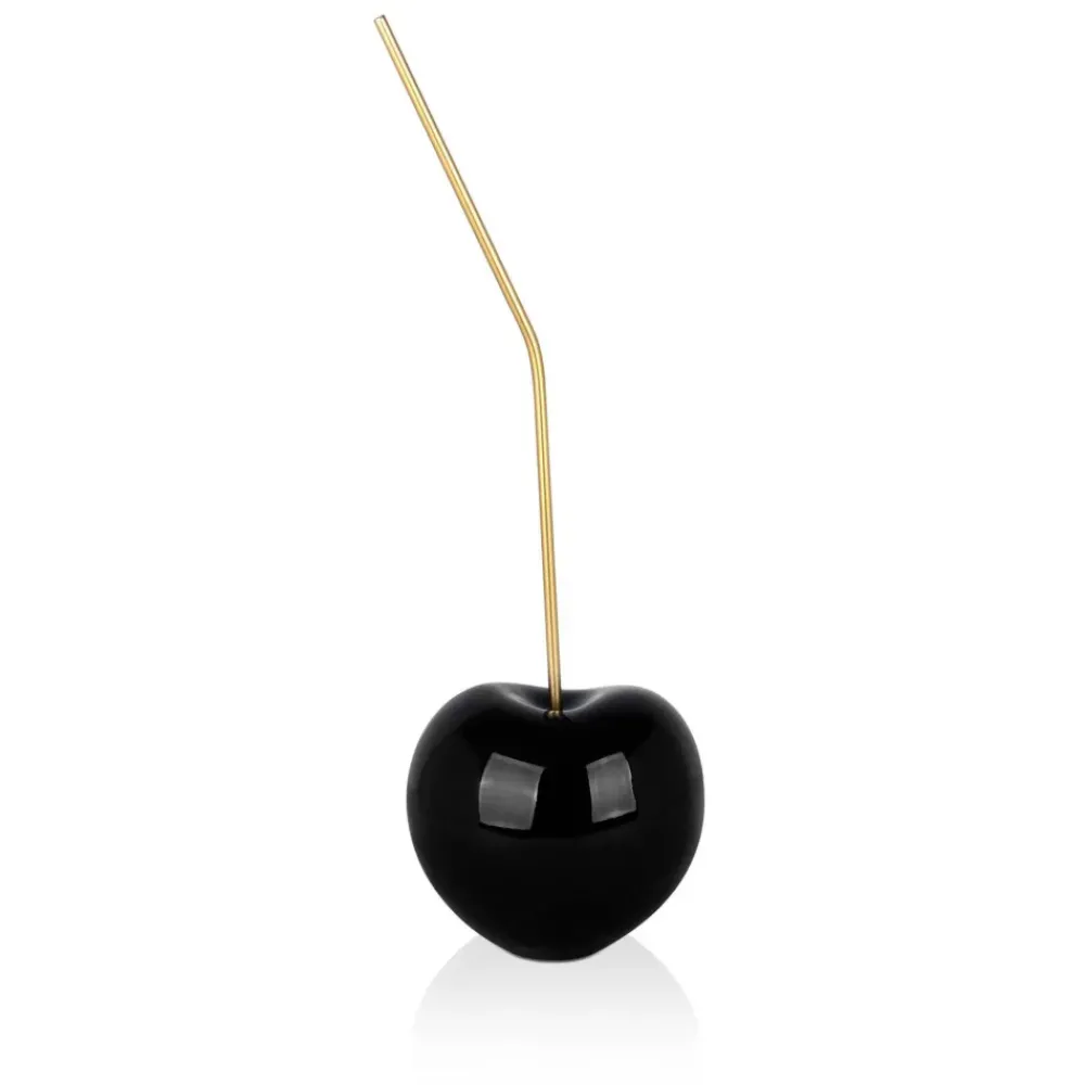 Table Top|Contemporary^Statues & Sculptures Cherry Pop 44cm Black Resin Indoor Sculpture