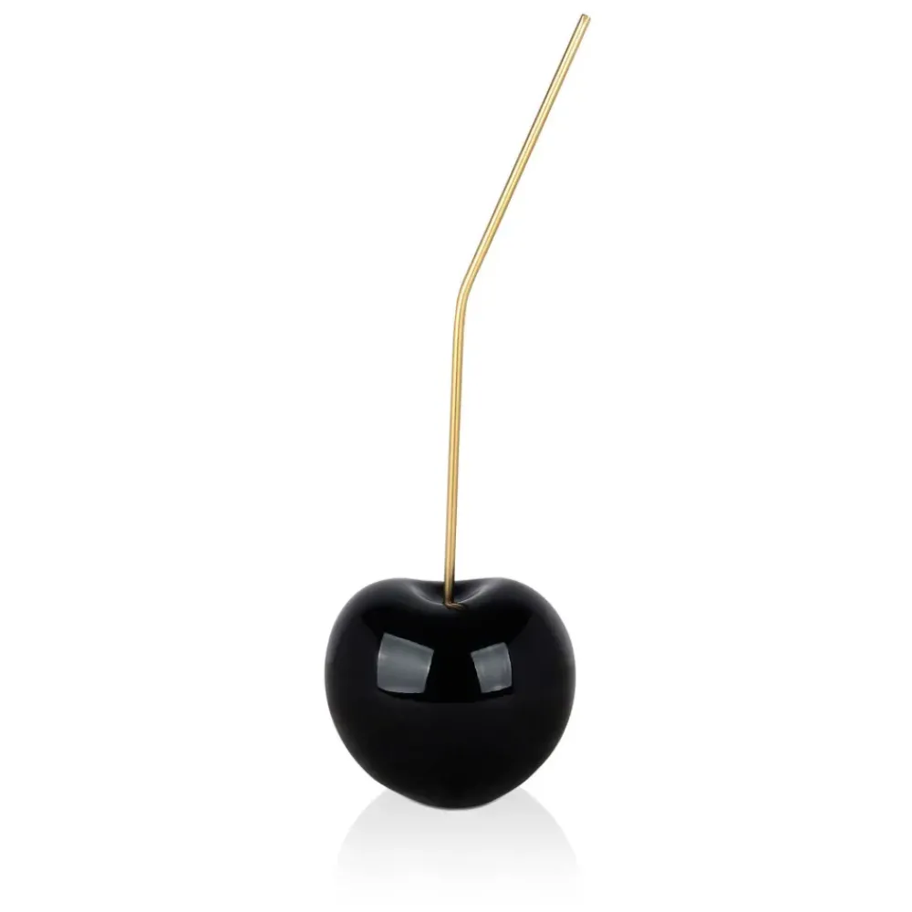 Table Top|Contemporary^Statues & Sculptures Cherry Pop 44cm Black Resin Indoor Sculpture