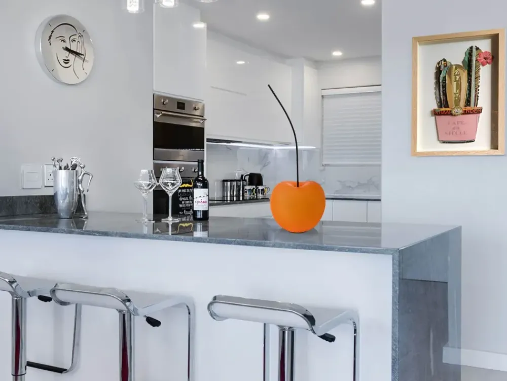 Table Top|Floor Standing^Statues & Sculptures Cherry Pop 54cm Orange Resin Indoor Sculpture