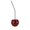 Table Top|Contemporary^Statues & Sculptures Cherry Pop 44cm Red Stud Resin Indoor Sculpture