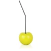 Table Top|Contemporary^Statues & Sculptures Cherry Pop 44cm Yellow Resin Indoor Sculpture