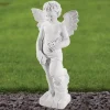 Cherub^Statues & Sculptures Cherub 60cm Marble Resin Garden Statue