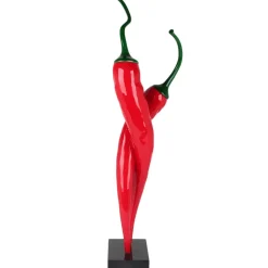 Floor Standing|Contemporary^Statues & Sculptures Chilli Fusion 88cm Red Resin Indoor Sculpture