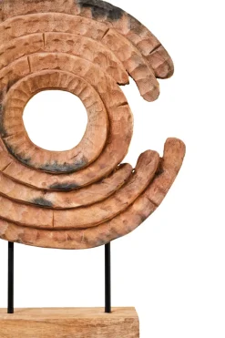 Table Top|Abstract^Statues & Sculptures Circular Dance 48cm Wood Indoor Sculpture