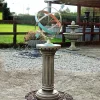Armillary Sundials^Statues & Sculptures Clarence Stone Brass Armillary Garden Sundial