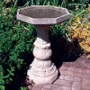 Bird Baths^Statues & Sculptures Classic Plain Stone Garden Birdbath