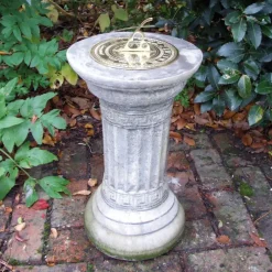 Garden Sundials^Statues & Sculptures Classical Brass Stone Garden Sundial