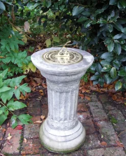 Garden Sundials^Statues & Sculptures Classical Brass Stone Garden Sundial