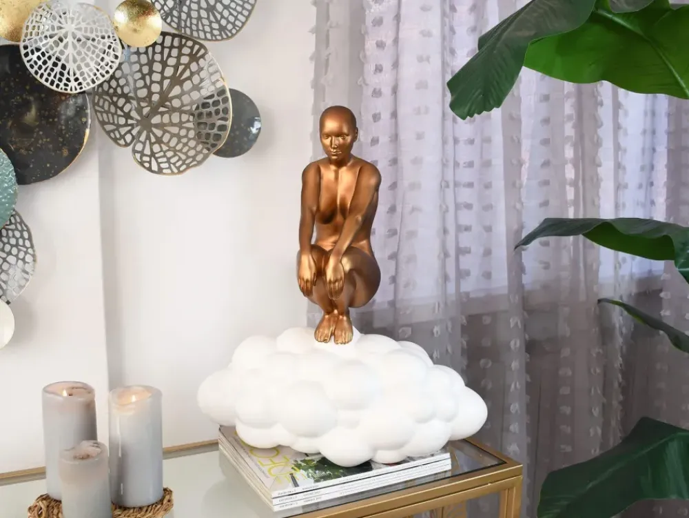 Figurative|Table Top^Statues & Sculptures Cloud of Dreams 51cm Bronze Resin Indoor Sculpture