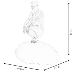 Figurative|Table Top^Statues & Sculptures Cloud of Dreams 51cm Bronze Resin Indoor Sculpture