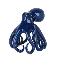 Table Top|Animals^Statues & Sculptures Cosmic Octopus 31cm Blue Resin Indoor Sculpture
