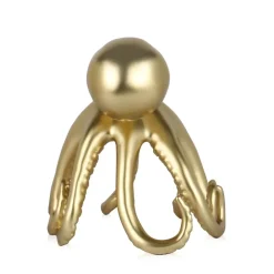 Table Top|Animals^Statues & Sculptures Cosmic Octopus 31cm Gold Resin Indoor Sculpture