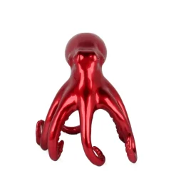 Table Top|Animals^Statues & Sculptures Cosmic Octopus 22cm Red Resin Indoor Sculpture