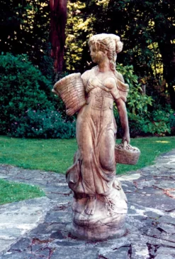 Children^Statues & Sculptures Country Girl 140cm Stone Garden Statue