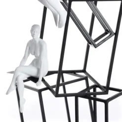 Table Top|Contemporary^Statues & Sculptures Creative Thinker 47cm Metal Indoor Sculpture
