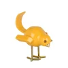 Table Top|Animals^Statues & Sculptures Cubic Bird 22cm Caio Yellow Resin Indoor Sculpture